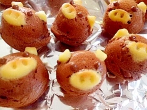 バレンタインに くろぶたちゃんのひとくちケーキ レシピ 作り方 By V るん 0394 楽天レシピ バレンタインに くろぶたちゃんのひとくちケーキ レシピ 作り方 By V るん 0394 楽天レシピ